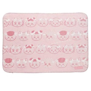 Sanrio 三麗鷗 絨毛毛毯 100x70cm (粉大頭蝴蝶結)