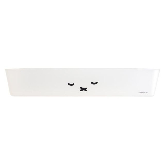 米飛兔 長型收納盒 (白閉眼款)