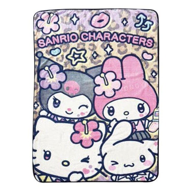 Sanrio 三麗鷗 絨毛毛毯 100x140cm (高校款)