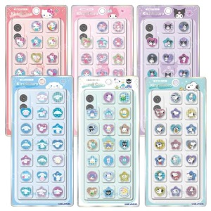 Sanrio 三麗鷗 造型貼紙20入組 (閃亮動作款) Kitty 美樂蒂 酷洛米 史努比