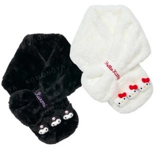 Sanrio 三麗鷗 絨毛造型圍巾 (冬日特輯) Kitty 酷洛米