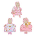 ▲特價 Sanrio 三麗鷗 兔媽媽 造型貼紙組 16枚入 (田園碎花風格)_4