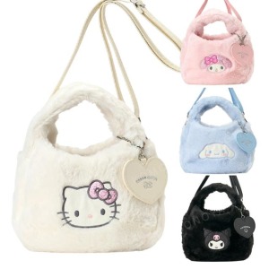 Sanrio 三麗鷗 絨毛兩用包 (冬日特輯) Kitty 酷洛米 美樂蒂 大耳狗