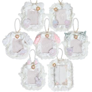 ▲特價【限購】Sanrio 三麗鷗 造型拍立得小卡收納套吊飾 (純白天使 偶像應援)