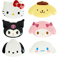 Sanrio 三麗鷗 造型陶瓷盤 (大臉款) Kitty 美樂蒂 大耳狗 布丁狗 酷洛米