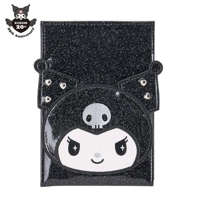 ▲預購特價 Sanrio 三麗鷗 酷洛米 皮質造型折疊鏡 (酷洛米的魔法鑰匙)