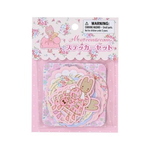 ▲特價 Sanrio 三麗鷗 兔媽媽 造型貼紙組 16枚入 (田園碎花風格)