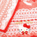 Sanrio 三麗鷗 Hello Kitty 棉質方巾 25x25cm (蕾絲款)_2