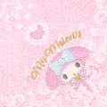 Sanrio 三麗鷗 美樂蒂 棉質方巾 25x25cm (蕾絲款)_1