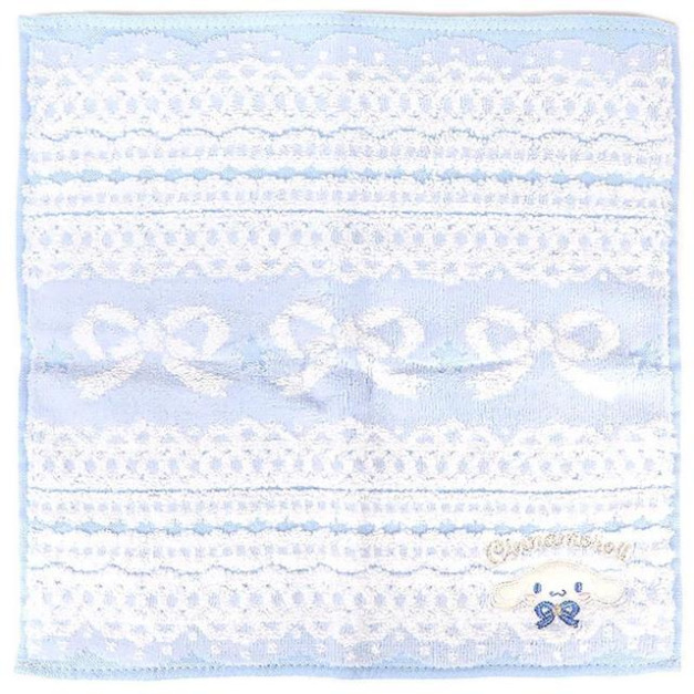 Sanrio 三麗鷗 大耳狗 棉質方巾 25x25cm (蕾絲款)