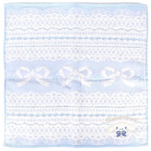 Sanrio 三麗鷗 大耳狗 棉質方巾 25x25cm (蕾絲款)