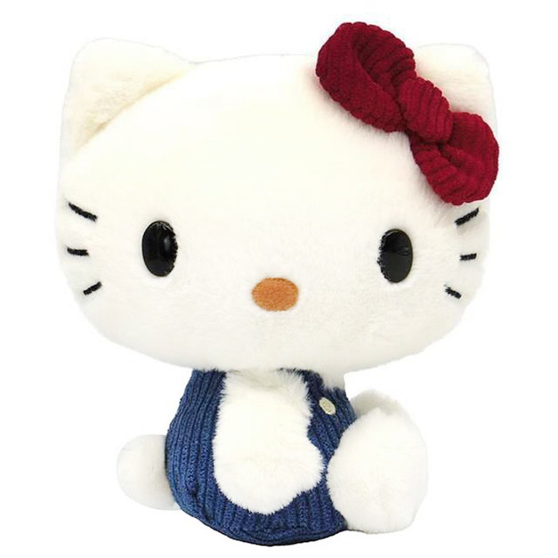 Sanrio 三麗鷗 Hello Kitty 經典絨毛玩偶娃娃 15cm (側坐款)