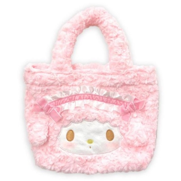 Sanrio 三麗鷗 Piano 彼安諾 絨毛造型手提袋 (大臉款)