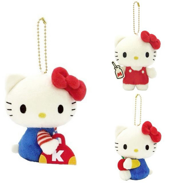 Sanrio 三麗鷗 Hello Kitty 經典絨毛玩偶吊飾 (復古款)