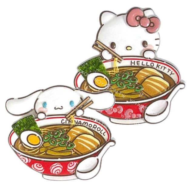Sanrio 三麗鷗 造型磁鐵 (拉麵款) Kitty 大耳狗