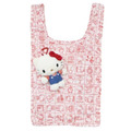 Sanrio 三麗鷗 Hello Kitty 絨毛玩偶購物袋 (條紋衣服款)