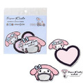 Sanrio 三麗鷗 x Super Cub PVC造型貼紙三入組 Kitty 美樂蒂 大耳狗_4
