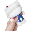 Sanrio 三麗鷗 Hello Kitty 絨毛玩偶購物袋 (條紋衣服款)_2