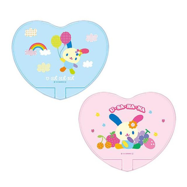 Sanrio 三麗鷗 花小兔 造型隨身鏡 (愛心款)