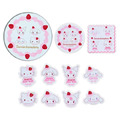 ▲特價【限購】Sanrio 三麗鷗 造型貼紙組附鐵盒 30枚入 (草莓鮮奶油蛋糕)