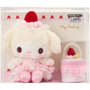 ▲預購特價【限購】Sanrio 三麗鷗 美樂蒂 絨毛玩偶娃娃禮盒 (草莓鮮奶油蛋糕)