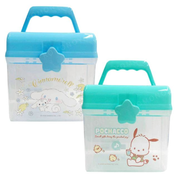 Sanrio 三麗鷗 透明方型手提盒 (星星扣款) 大耳狗 酷洛米