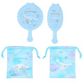 Sanrio 三麗鷗 手持鏡梳組附收納袋 Kitty 美樂蒂 大耳狗 酷洛米_3
