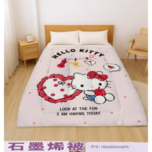 Sanrio 三麗鷗 Hello Kitty 石墨烯被 150x200cm (愛在家)