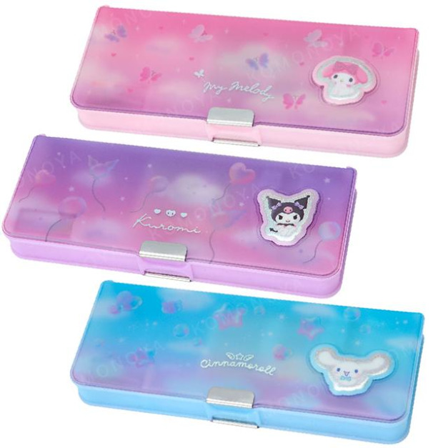 Sanrio 三麗鷗 多功能雙開鉛筆盒 (立體天空款) 美樂蒂 大耳狗 酷洛米