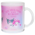 Sanrio 三麗鷗 美樂蒂 酷洛米 玻璃馬克杯 (粉彩樂園)_1
