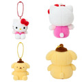 Sanrio 三麗鷗 植絨造型公仔吊飾 (經典款) Kitty 布丁狗 山姆企鵝 漢頓 貝克鴨_1