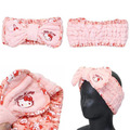 Sanrio 三麗鷗 絨毛造型吸水髮帶 (蝴蝶結款) Kitty 美樂蒂_1
