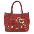 Sanrio 三麗鷗 x ROOTOTE Hello Kitty 手提袋 (格紋大臉款)_2