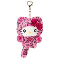 ▲特價【限購】Sanrio 三麗鷗 Hello Kitty 絨毛玩偶吊飾 粉 (豹紋少女貓)