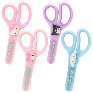 Sanrio 三麗鷗 兒童安全剪刀附蓋 (大臉款) Kitty 美樂蒂 大耳狗 酷洛米
