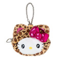 ▲特價【限購】Sanrio 三麗鷗 絨毛造型零錢包吊飾 (豹紋少女貓) Kiitty 美樂蒂 大耳狗_1