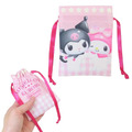 Sanrio 三麗鷗 美樂蒂 酷洛米 尼龍束口袋 (粉彩樂園)_1