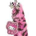 ▲特價【限購】Sanrio 三麗鷗 絨毛尾巴手機吊飾 (豹紋少女貓) Kiitty 美樂蒂 大耳狗_4