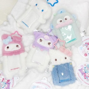 ▲特價【限購】Sanrio 三麗鷗 絨毛造型卡套吊飾 (毛茸茸棉花系列) Hello Kitty 美樂蒂 大耳狗