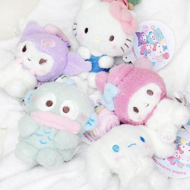 ▲特價【限購】Sanrio 三麗鷗 絨毛玩偶吊飾 (毛茸茸棉花系列) Hello Kitty 美樂蒂 大耳狗