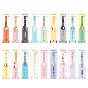 Sanrio 三麗鷗 21公分竹筷附收納袋 (大臉款) Kitty 美樂蒂 酷洛米 布丁狗 大耳狗 帕恰狗