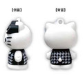 Sanrio 三麗鷗 Hello Kitty PVC造型鑰匙圈 (千鳥格)_2