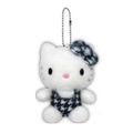 Sanrio 三麗鷗 Hello Kitty 絨毛吊飾鑰匙圈 (千鳥格)_2