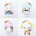 Sanrio 三麗鷗 絨毛玩偶吊飾娃娃 (草莓國王) Kitty 美樂蒂 酷洛米 布丁狗 大耳狗_3