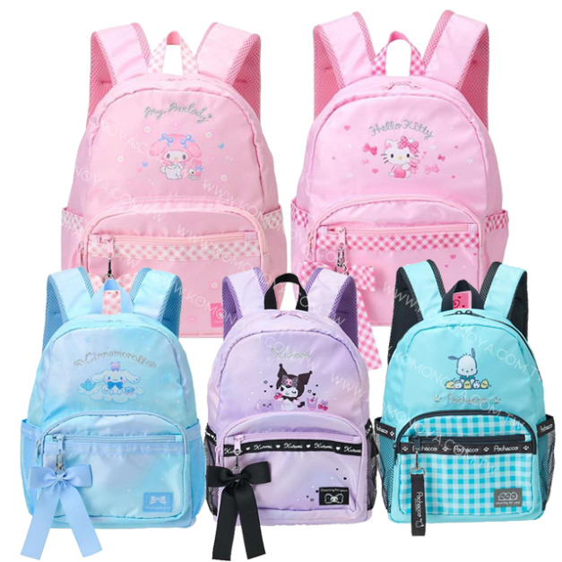 Sanrio 三麗鷗 兒童後背包 M (蝴蝶結款) Kitty 美樂蒂 酷洛米 大耳狗 帕恰狗
