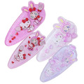 Mezzo Piano x Hello Kitty 克力造型鐵髮夾 兩入組