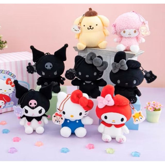 ▲特價《盲盒拆賣》Sanrio 三麗鷗 絨毛玩偶吊飾 Hello Kitty 美樂蒂 酷洛米 Piano
