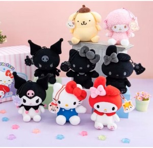 ▲特價《盲盒拆賣》Sanrio 三麗鷗 絨毛玩偶吊飾 Hello Kitty 美樂蒂 酷洛米 Piano