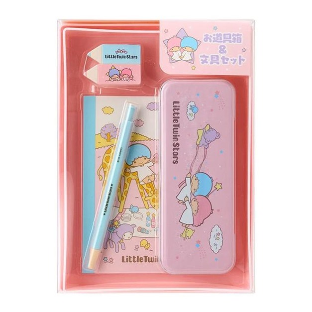 Sanrio 三麗鷗 雙子星 文具5入組 (復古系列)