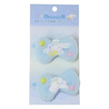 Sanrio 三麗鷗 絨毛造型髮圈兩入組 (星星款) Kitty 美樂蒂 酷洛米 大耳狗_5